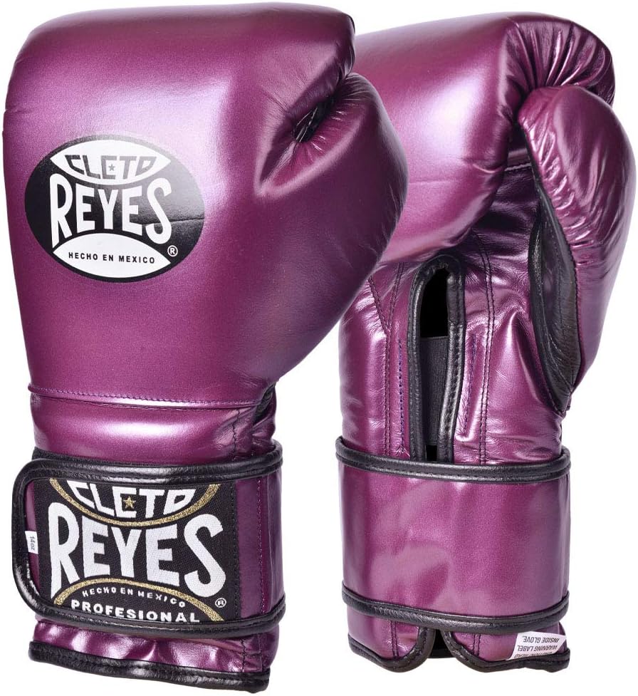 Gants d'entrainement CLETO REYES "REDESIGN" 100% cuir / violet