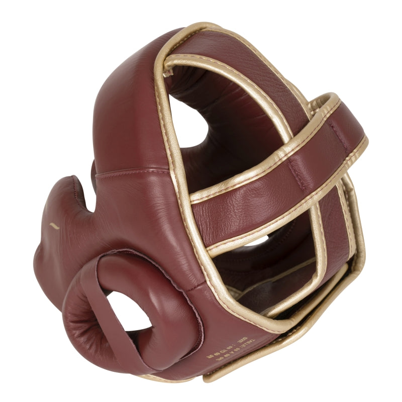 Casque integral ELION Paris / cuir top / bordeaux