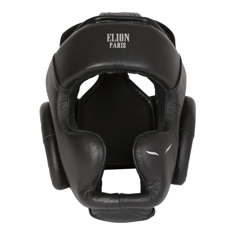 Casque integral ELION Paris / cuir top / noir