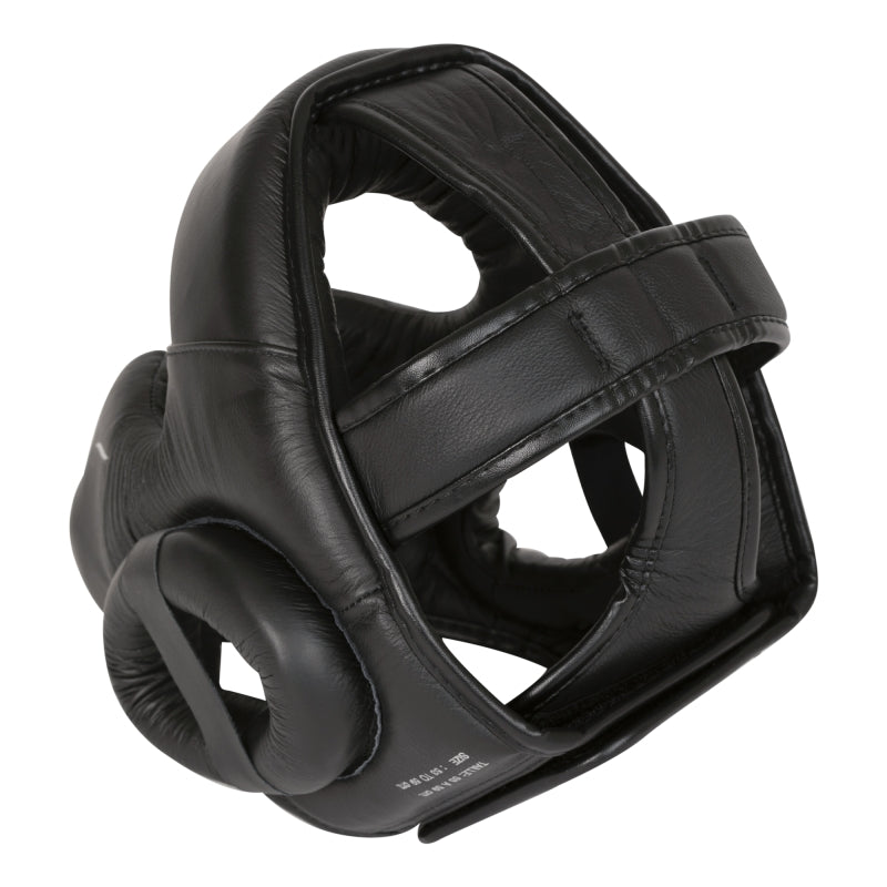 Casque integral ELION Paris / cuir top / noir