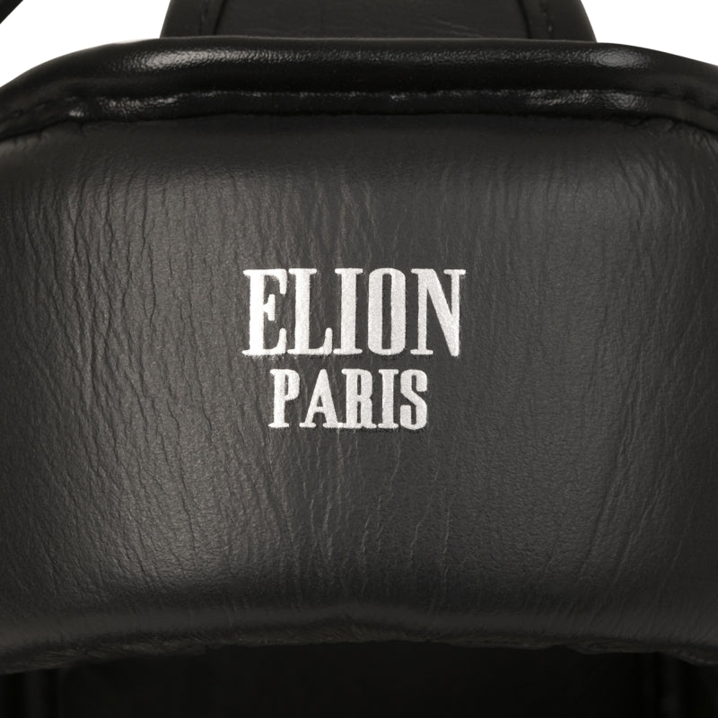 Casque integral ELION Paris / cuir top / noir