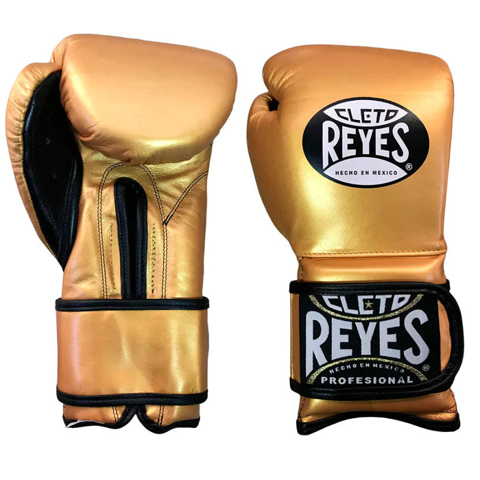 Gants d'entrainement CLETO REYES "REDESIGN" 100% cuir / gold