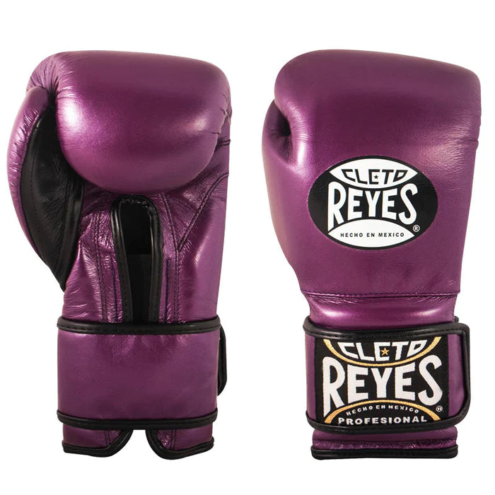 Gants d'entrainement CLETO REYES "REDESIGN" 100% cuir / violet