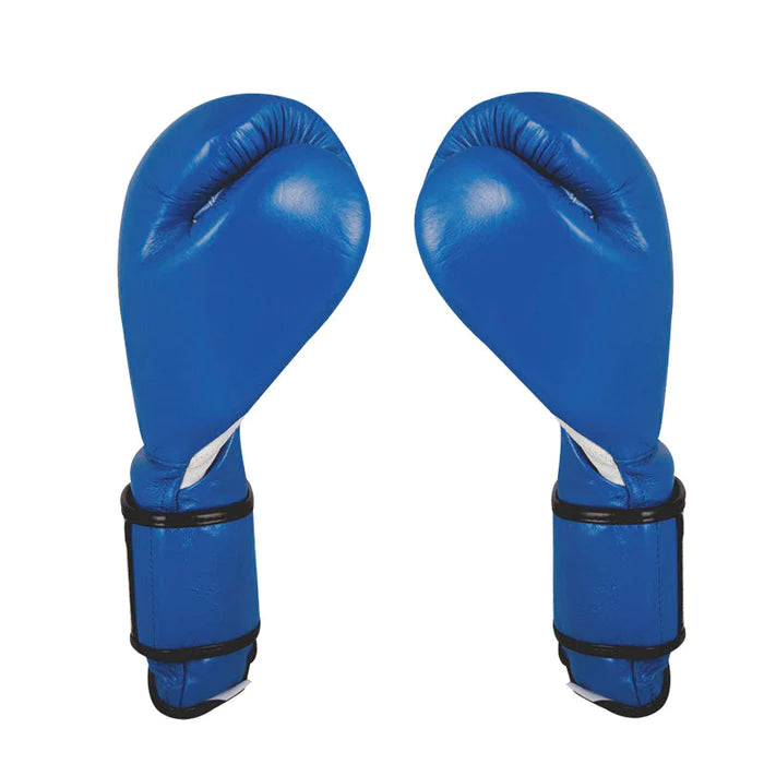 Gants d'entrainement CLETO REYES "REDESIGN" 100% cuir / bleu