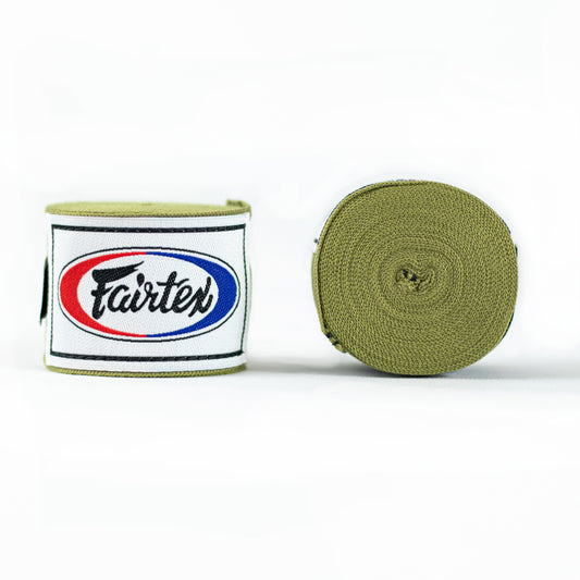Bandage FAIRTEX coton / lycra 4,50m / kaki
